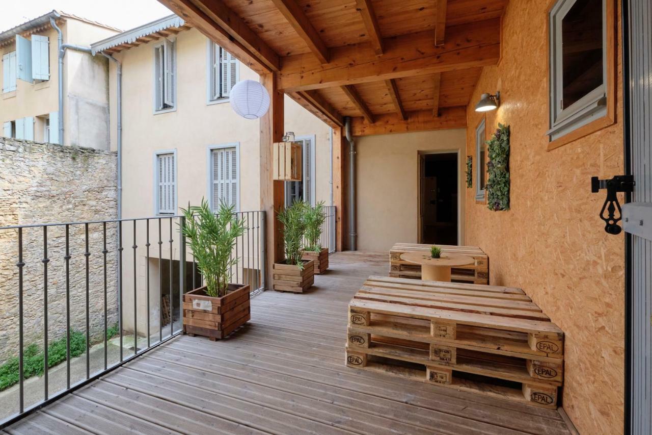 Melina - Appartement Dans Les Remparts De La Bastide Avec Parking Et Terrasse Carcassonne Exteriör bild